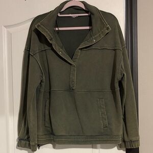 Olive Green Women's Sweatshirt